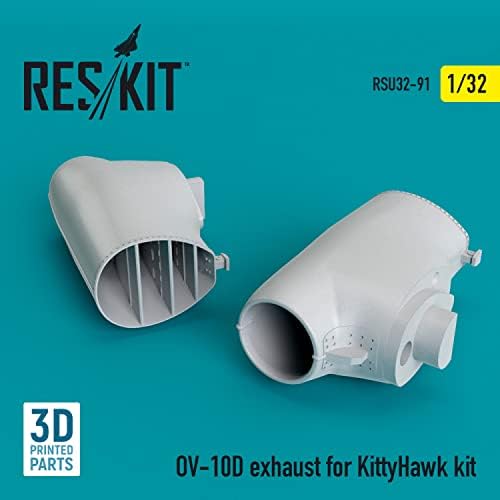 Reskit RSU32-0091 - 1/32 Изпускателна тръба OV-10Г Bronco за комплект KittyHawk (3D печат)