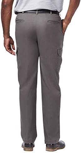 Панталони-карго Haggar Men ' s Comfort Stretch Класически намаляване с плоска предна част - Обикновени, Големи и Високи размери