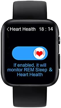Смарт часовници HiFit, IP68 Водоустойчив за проследяване на фитнес активност, Измерител на нивото на кислород в кръвта, Монитор