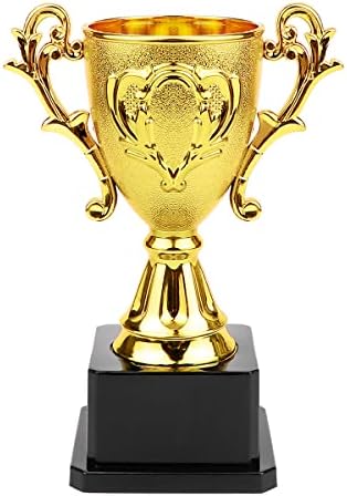 YOLUFER Mini Golden Trophy Cup Награда на Състезателен купа Награда Пластмасов Състезателен Купа Трофей за деца