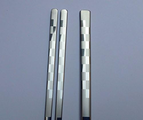 [ART SENSE] Лъжица и Пръчки от неръждаема стомана 6 компл. / мозайка модел / посуда / Корейска кухня