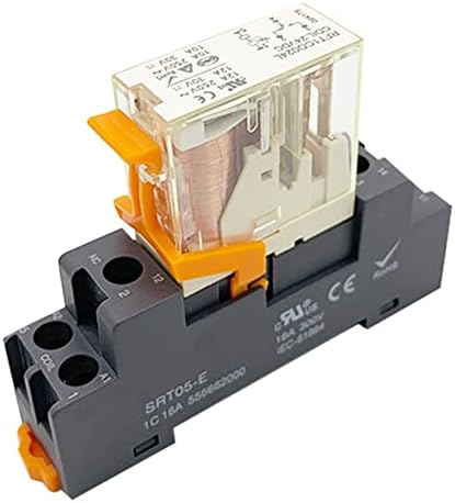 Машинно Релейная макара General Micro Mini Електромагнитен Превключващ ключ с клъстер основание AC 220 v DC 12 v 24-220 В 5/8 контакти 1 бр. Размер: 5 контакти DC24V)