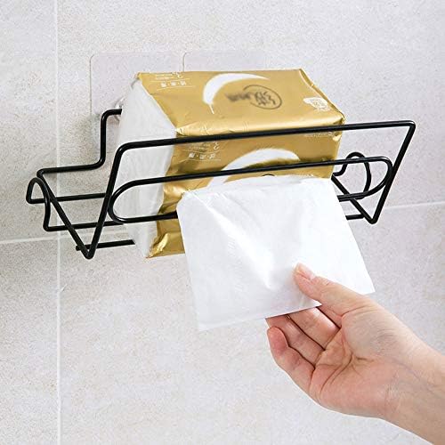 YUANFLQ Стенен Държач на Ролка Тоалетна хартия, за да се кърпи с куки, Ютия без Перфорация, Разделител за Хартиени кърпи