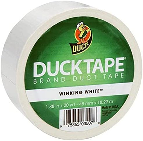 Тиксо Duck Brand 392873 бял цвят, 1,88 инча на 20 Ярда, в една ролка