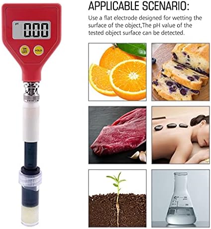 N/A Измерване на PH на кожата Цифров Тестер за PH Взаимозаменяеми За Съхранение на Данни със Стъклен Електрод, Използван за Вода, Храна, Сирене, Мляко, подобрители на По