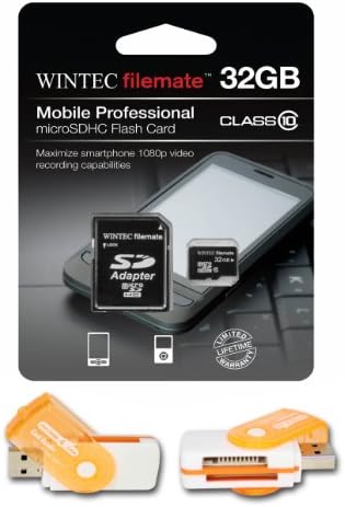 Високоскоростна карта памет microSDHC клас 10 обем 32 GB. Идеален за телефон LG ENV TOUCH VX11000 NEON GT365. В комплекта е включен и безплатен четец на карти Hot Deals 4 По-висока скорост на в