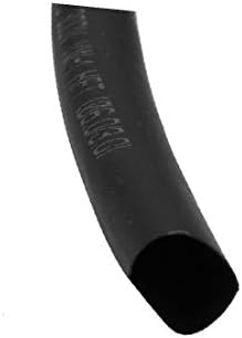 X-DREE Свиване тръба С метална намотка, Кабелен ръкав Дължина от 6 метра, вътрешен диаметър 6 мм, черен (Tubo termorretráctil