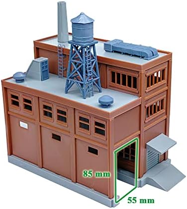 Макет на железница Outland Models Голяма фабрика с Вътрешната Погрузочной площадка в мащаб 1: 64 S