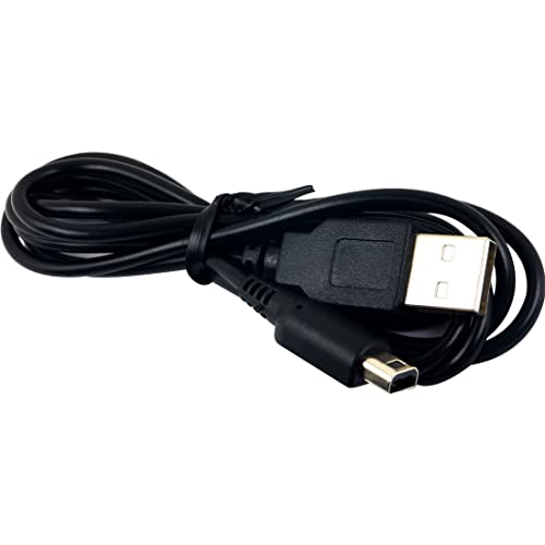 risingsaplings 2 елемента USB кабел за зарядно устройство на 3DS, кабел за зареждане на хранене, Съвместими с Nintendo New 3DS,