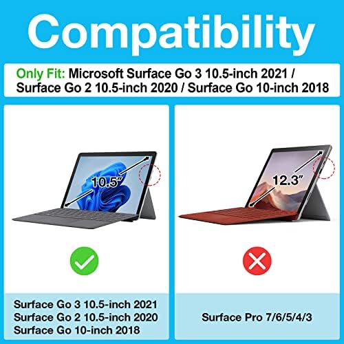 ProCase [2] Защитно фолио Surface Go 3 10,5 2021 / Surface Go 2 10,5 2020 / Surface Go 10 2018 от закалено стъкло за екрана на
