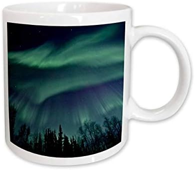 3. Чаша за Северното сияние-зелен оттенък на фона на Тъмно-Синьото на Нощното небе, 11 грама