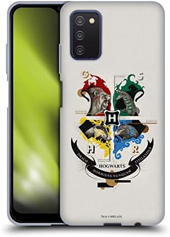 Дизайн на своята практика за главата Официално Лицензиран Хари Потър Хогуортс Даровете на смъртта XXVII Мек Гелевый Калъф, Съвместим с Samsung Galaxy A03s (2021)