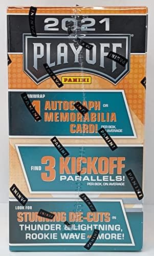 Скоростна футболни blasters Панини Playoff NFL 2021 (56 карти) Един автограф или Мемориална пощенска картичка