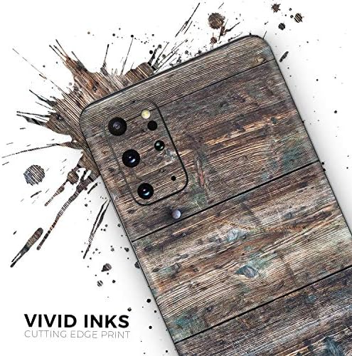 Дизайн Skinz Необработени дървени дъски V1 Защитно Vinyl Стикер Амбалажна филм Калъф е Съвместим с Samsung Galaxy S20 (покритие на екрана и задната стъклена обвивка)