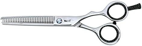 Професионални ножици за подстригване на коса Cricket Centrix Roc-It Dog RT 30 Shimmering Night Thinning за Разреждане, Текстуриране