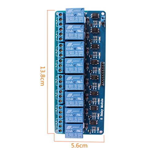8-Канален Модул с Оптроном 5 В Такса за Разширяване на Реле работи на Ниско ниво за Arduino UNO R3 DSP ARM PIC AVR STM32 Raspberry Pi