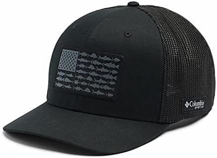 Бейзболна шапка от вкара тъкан Columbia Унисекс PFG XXL, Защита От Слънцето, Един Размер