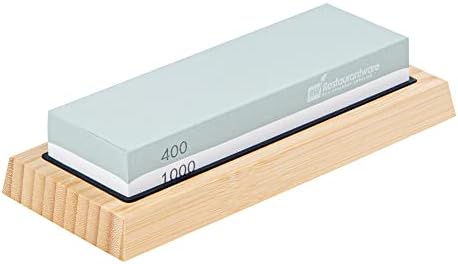 Комплект за заточване на ножове на точильном камък Sensei за ресторанти - 400/1000, Нескользящая основа - 1 кутия