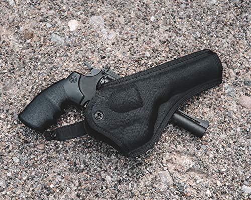 Кобур за револьвера Crosman CR6H с каишка на бутона и линия за колан, подходящи за повечето револвери