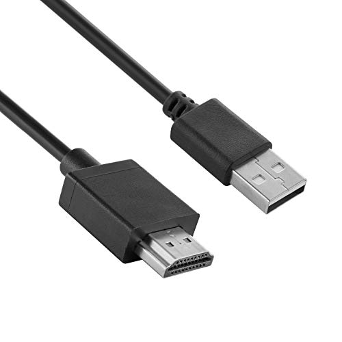 USB кабел-HDMI кабел-адаптер за USB 2.0 Male-HDMI Male USB Кабел за зареждане на всички устройства, HDMI (1 м, само за зареждане, без функция за пренос видео)
