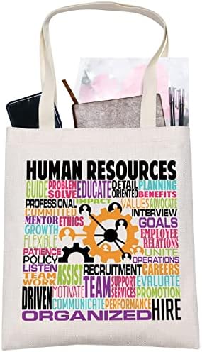 LEVLO Human Resources Холщовая Чанта-Тоут HR Подаръци Работодател Чанта През Рамо За Служител на Отдел