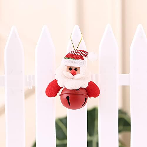Коледни Декорации Подарък-Коледна Елха Мечка Елен Снежен човек с Камбана Малък Медальон Миниатюрни Валентин Джуджета