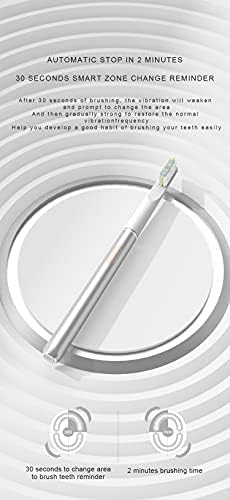 Луксозна ултразвуковата електрическа четка за зъби СНИМКИ за грижа за устната кухина Smart Sonic Избелваща Акумулаторна електронна четка