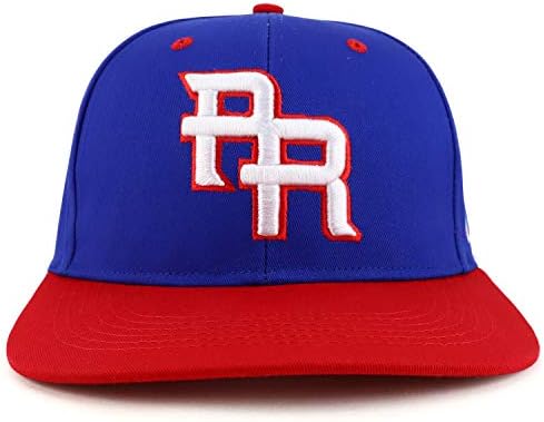 Моден Магазин за Дрехи PR 3D Бродирани бейзболна шапка Flatbill възстановяване на предишното положение с Флага Пуерто Рико