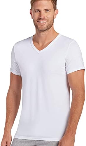Мъжка риза-жокей, Приталенная в памучна тениска-Участък с V-образнымвырезом - 2 опаковки