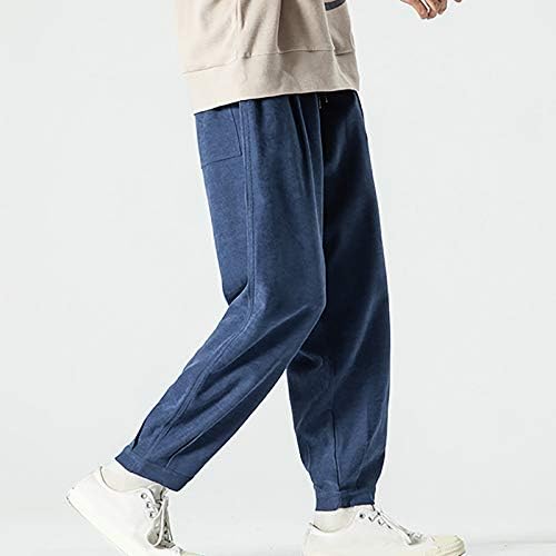Мъжките ежедневни панталони, мъжки панталони, панталони, спортни панталони, модерни тела с директни штанинами с джоб на