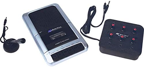 Преносим кассетный плейър/Рекордер AmpliVox SL1039 и Център за слушане на 6 станции