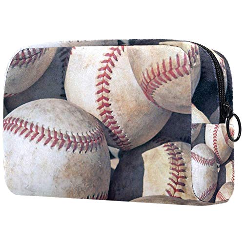 Чанта за Тоалетни Принадлежности Козметични Пътен Органайзер За Грим Чанта за Измиване с цип Бейзболна за Пътуване Аксесоари от Първа