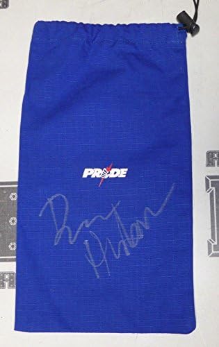 Дан Хендерсън Подписа Чанта за Ръкавици Pride FC PSA/DNA COA с Автограф от Шампиона на UFC 100 204 - Ръкавици UFC с автограф