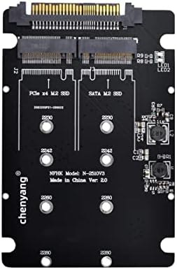 Комбиниран адаптер CY M. 2 NVME PCIE SSD за U. 2 СФФ-8639 ＆ NGFF SATA SSD за SATA 2 в 1 PCBA