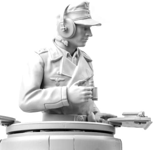 1/16 Немски модел войник-tankman на Втората световна война, Комплект модели от смола в разглобено формата и Небоядисана Детайли от Смола