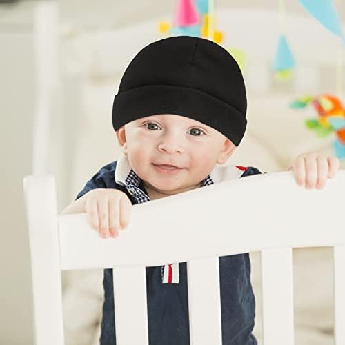 Zando/ Бебешки Шапки, Больничная Шапчица за Новородено, Детска Шапчица-Бини за Новородени Момчета, Комплект шапки за еднократна употреба и