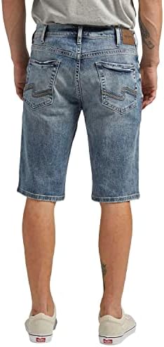 Silver Jeans Co. Мъжки къси панталони свободно cut Gordie, Къси