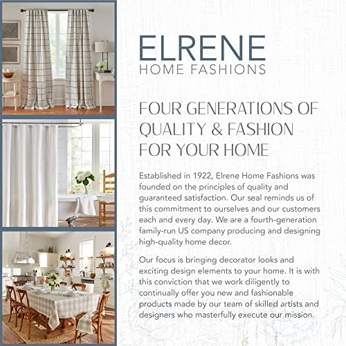 Elrene Home Fashions Deluxe Тежкотоварни Тенис на мат С мек Фланелен субстрат, 52 x 90, бял