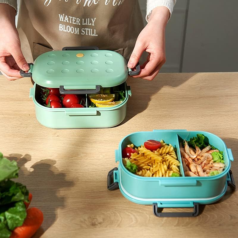 Обяд-апарати MONNO HOME Bento Box за възрастни и деца - Идеален обяд-контейнер Bento Box за опаковане на балансирани ястия в пътя