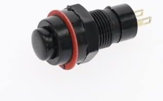 6шт 10 мм самостоятелно блокиране /самосбрасывающийся бутон превключвател 2A/125 В Мини-бутон ключ 6 различни цвята (Цвят: черен)