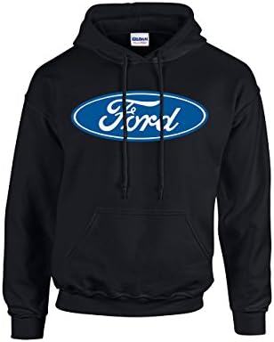 Овални Hoody Ford с качулка и Лого Дизайн на Ford Hoody С качулка Motor Company Пуловер За Автомобилистите Качулка Класическо Ретро