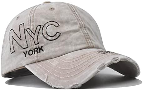 Ню Йорк бейзболна шапка Реколта Промытая Регулируема Шапка за Татко нисък профил на Оригиналната Класическа Командване бейзболна шапка