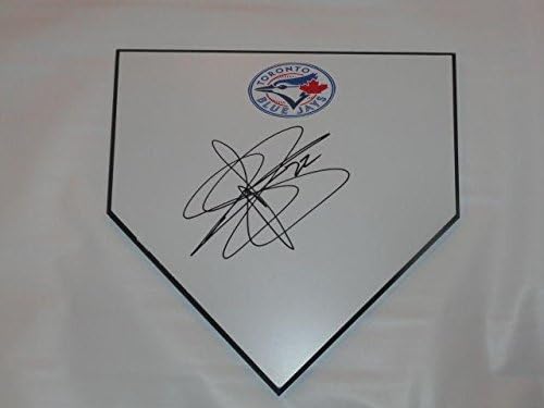 Дрю Сторен подписа Домашен номер Торонто Блу Джейс С Автограф на Точното доказателство - Използваните база MLB Game
