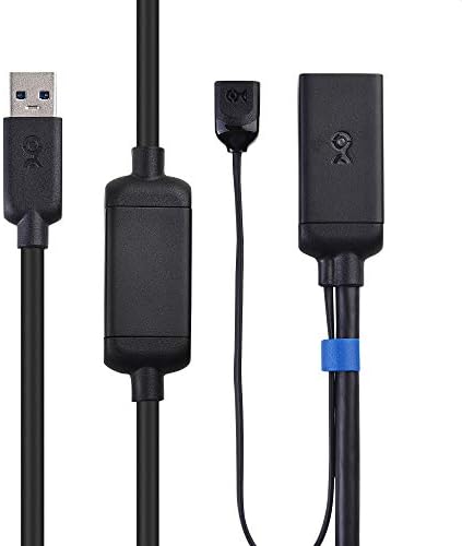 Кабел Има значение Активен удължителен кабел USB 32,8 фута / 10 метра (удължител за USB 3.0 мъж към жена) Смяна на пола с усилване
