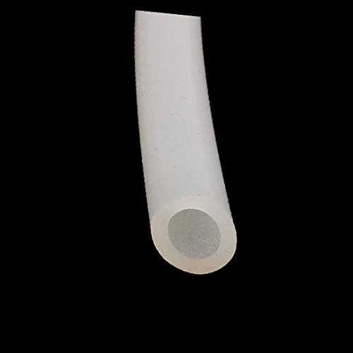 X-DREE 5 mm x 8 мм Прозрачен силикон тръба Маркуч за подаване на вода с Дължина 1 метър (Tubería de agua de tubo de silicona translúcida