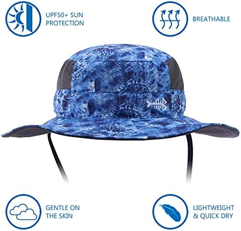 Водоустойчив шапка за риболов от слънцето BASSDASH UPF 50+ с Подвижна Горловинным капак