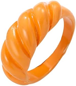 Гривна Ретро Капающее пръстен Цветно масляное конфетное пръстен нитяные геометрични пръстени (D)