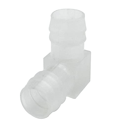 Метален накрайник за маркуч 1/2 с пластмасови връхчета под прав ъгъл от 90 градуса L (опаковка от 6 броя)