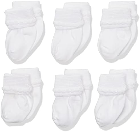 Чорапи Джефрис Унисекс-За новородени, С Бродерия на Мехура В стила на Рок-Бай, 6 чифта В опаковка