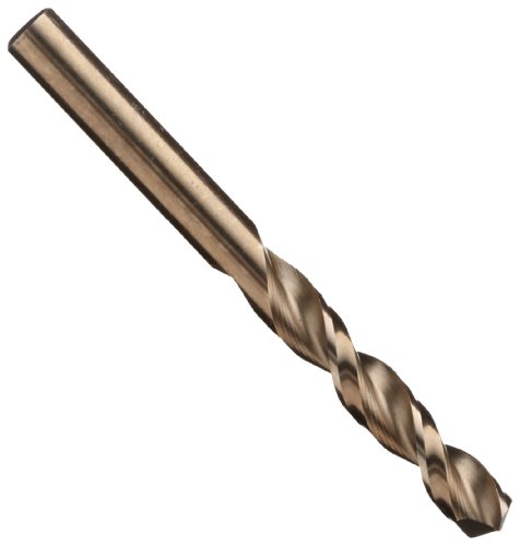 Длето за пробиване на дължина от кобальтовой стомана Cleveland 2175 покритие от оксид злато, Цялата опашка, на Borislav 135 градуса, 21/64 (опаковка от 5 броя)